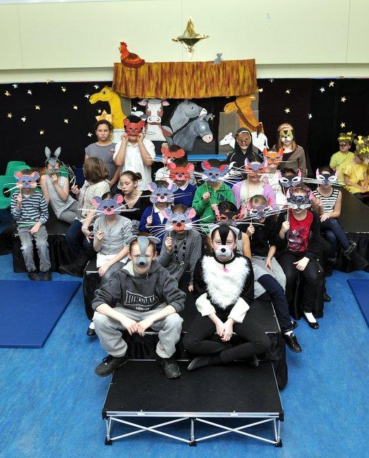 The cast of Windhill Primary School Nativity.