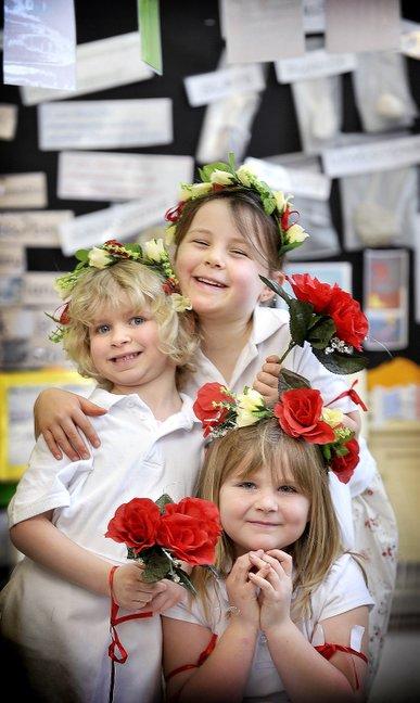 Taking part in Foxhill Primary School, Queensbury, Nativity were Ellie Walker, Madeline Lightowler and Hollie Hurst.