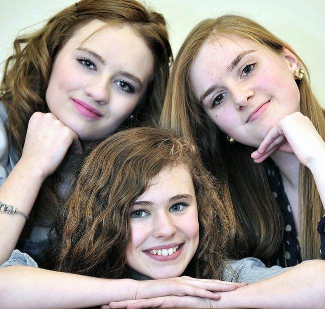 Three young Bradford actresses have landed roles in new TV drama South Riding, which has been largely filmed in the district.
Lydia Bistucz, Lydia Bradd and Grace Tattersall are all pupils at Stage 84 in Idle.
