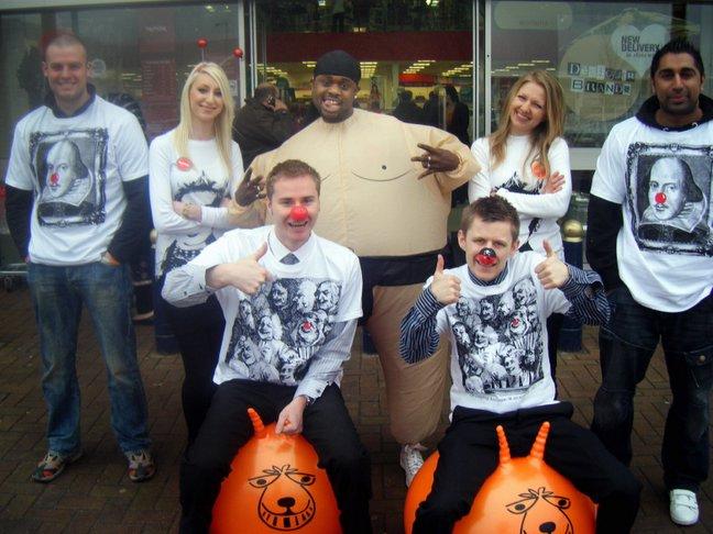 Managers and associates at TK MAXX’s store at Forster Square retail park were taking part in a space hopper race and a blind-folded cake decorating contest.