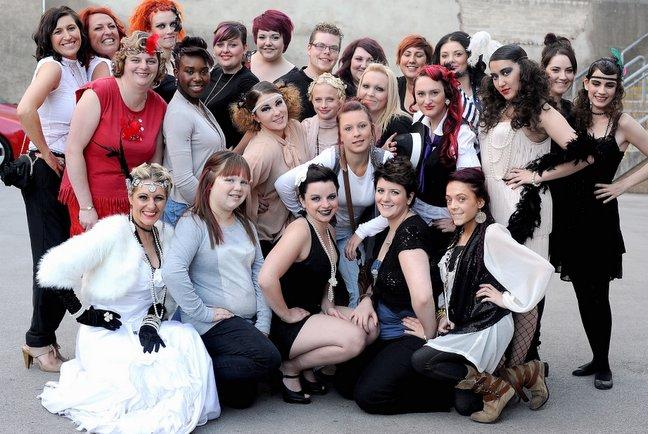 Hairdressing students in Bradford turned the clock back to the 1920s at a fundraising show in aid of Nightstop.
The budding stylists from Little Germany’s Christopher Paul Training based their styles on the flapper age. A total of £132 was raised.