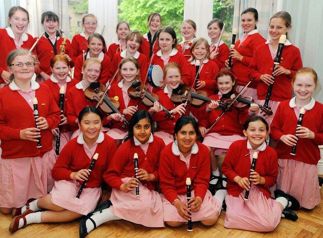 Girls from an Ilkley school are through to the finals of a national music competition. 
The Moorfield School Swing Band will take on 25 other groups from across the country in the finals of the National Festival of Music for Youth in July.