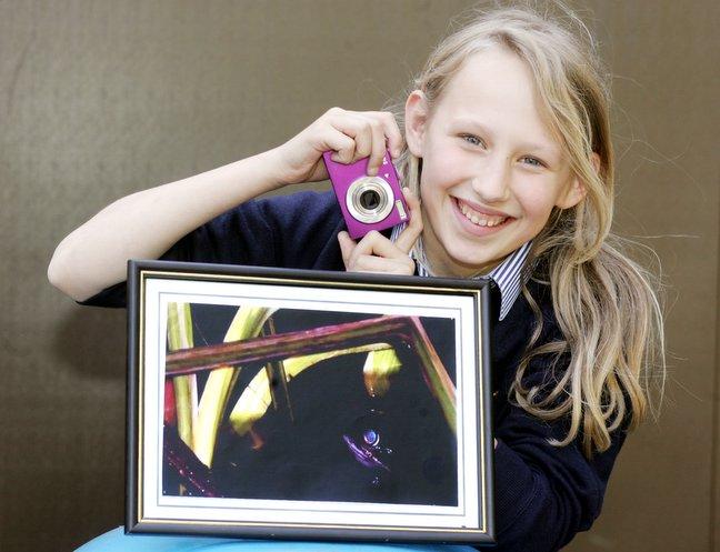 Year seven pupil Florence Waudby showed her creative side when she won a photographic competition at Skipton Girls’ High School.
Youngsters had been challenged to come up with the best photograph on the themes of colour, nature and friends.