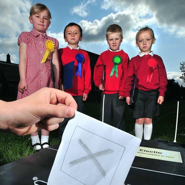 An election campaign has been stirring children’s attentions at a village primary school. 
Mirroring the council election process, Wilsden Primary School children have been standing for election to the School Council. 
