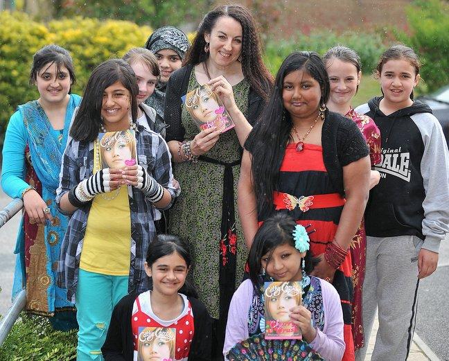 Children’s author Cathy Cassidy has been giving youngsters at a Bradford school an insight into her life as a writer. 
Cathy was at Laisterdyke Business and Enterprise College, which is one of Ilkley Literature Festival’s key partner schools. 

