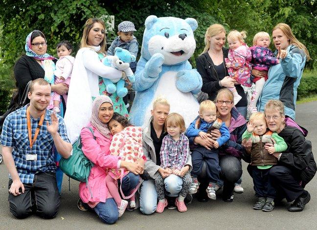 Youngsters at Allerton Children’s Centre were treated to a train journey from Bradford to Bingley yesterday to mark National Bookstart Week, which this year has the theme All Aboard.
