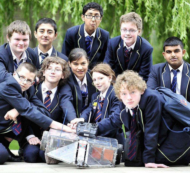 Teams of young engineers at schools throughout the Bradford district designed and built their own robot warriors and pitched them against one another in series of gladiatorial battles to the death in the annual NG Bailey Robot Challenge.