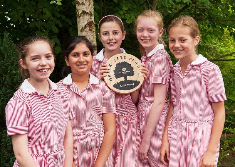 Moorfield School for Girls, in Ilkley, has been awarded the Woodland Trusts Gold Award for a range of activities including participation in the national Ancient Tree Hunt, planting a mixed native species hedge in the school grounds.