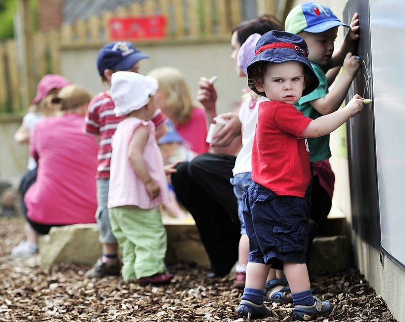 Youngsters have been enjoying outdoor fun in a new sensory garden.
The garden has been developed at Westfield Nursery, Idle, with capital funding from Bradford Early Years