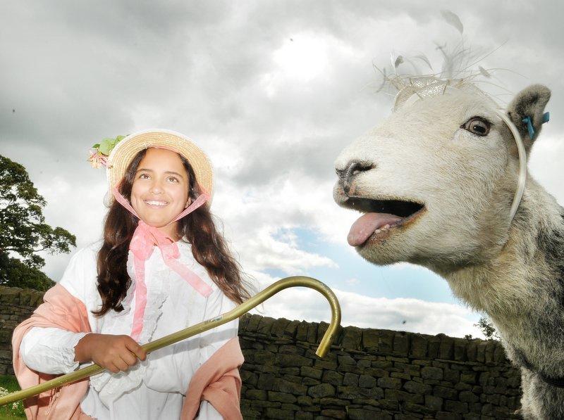 Little Bo Peep and her sheep are all dressed up for this year’s Proms on the Farm event in Silsden.
The sounds of animals will be replaced by music at Sycamore Farm, Brunthwaite, next Saturday, July 16, at 7pm