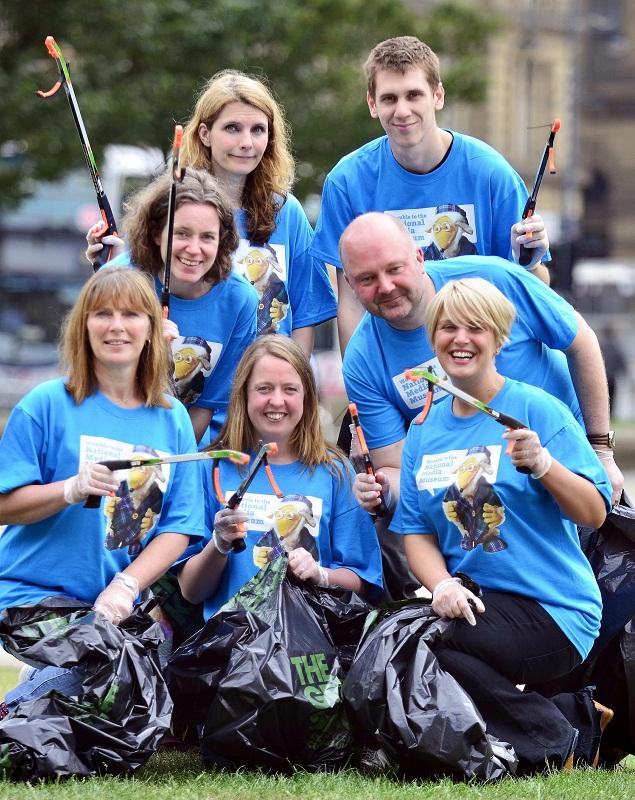 Staff at the National Media Museum have been spotted litter-picking in Bradford city centre after getting a bit of inspiration from the original eco-warriors – The Wombles.
The museum is highlighting the adventures of The Wombles this week.