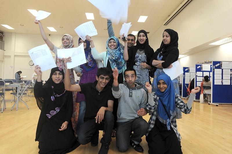 Challenge College pupils celebrate their outstanding A-level results
