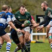 Joe Garforth, centre, could return for Old Grovians tomorrow