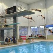 Bradford Esprit's divers have been enjoying getting back to life in the pool after a tricky few months Picture: Richard Leach