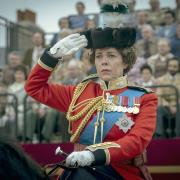 Olivia Colman playing Queen Elizabeth ll in The Crown. Picture: Des Willie/PA