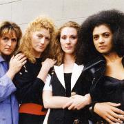 Barbara Dickson, Geraldine James, Ruth Gemmell and Cathy Tyson in Band of Gold. Pic: ITV
.