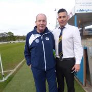Ilkley Town legend George Bloom with son Andy
