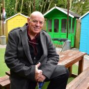 Manager 'Aussie' Pete in the characterful garden. Pictures: Mike Simmonds