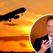 Grant Shapps announces 12 countries you can travel to on holiday from May 17. (PA/Canva)