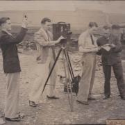 Club members film-making in 1938