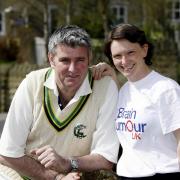 The much-loved Alan Igglesden (left), the former England cricketer who died last year after a long battle with an inoperable brain tumour. Picture: Bob Smith.
