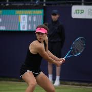 Maia Lumsden was one of only two British singles defeats yesterday, but she is still going strong in the doubles. Picture: Matthew Appleby.