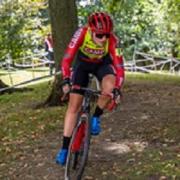 Sophie Thackray (pictured) won the women’s race at Tong Village by an impressive margin from Libby Greatorex and Vicky Peel. Picture: Bernard Marsden.