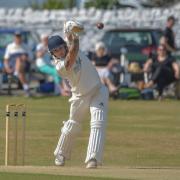 Oliver Hardaker blasted an extraordinary innings of 195 for Undercliffe in their huge Priestley Cup win over East Ardsley.
