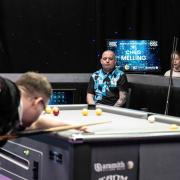 The pressure is on for Chris Melling (seated) this weekend, with the inaugural Ultimate Pool British Open taking place in Newcastle-under-Lyme.