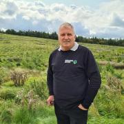 Professor Alastair Driver, director of Rewilding Britain and Broughton's special advisor at the Broughton Sanctuary estate near Skipton which is rewilding its sheep-grazed hillsides into woodlands rich with birds and insects. After three years and