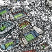 Valley Parade features on a map of football grounds