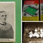 A 1921 Bradford City matchbox holder, 1969-70 Bradford (Park Avenue) home programmes and a 1918-19 Leeds City FC photo are to be auctioned off.