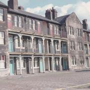 Tenement block at Longlands, one of the 'lost neighbourhoods' of Bradford