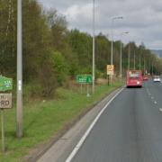 The stretch of Aire Valley trunk road where speed cameras are being called for
