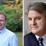 Keighley and Ilkley MP Robbie Moore and Shipley MP Philip Davies.