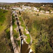 The Grade 1 listed Bingley Five Rise Locks are a Yorkshire landmark