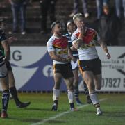 Bulls had several games televised, including this blockbuster at Featherstone, in 2023, but they do not currently have any fixtures in line to be broadcast in 2024.