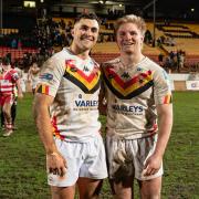 It has been a fair few years since Bulls had an Australian hooker, but now they have two, in Tyran Ott (left) and Mitch Souter (right).
