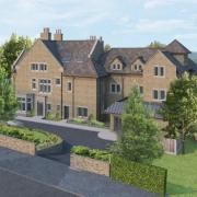 An artist's impression of the planned work to the care home