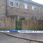 Police cordon in place following Great Horton shooting incident