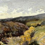 Moor scene by Hildred Harpin, art master at Keighley Boys’ Grammar