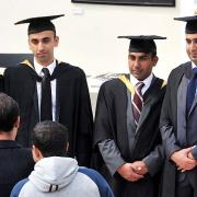 Graduates at the University of Bradford – but parts of the city have the worst rates of educational under-achievement in the country