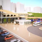 An artist's impression of how the new Forster Square Station entrance could look.