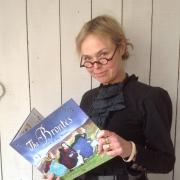Brita Grantstrom with her new Brontë children's book