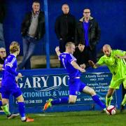 James Walshaw scored for Farsley Celtic on Saturday against South Shields
