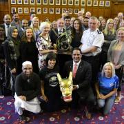 MEETING: Dragon Boat team captains gathered at City Hall to meet the Lord Mayor ahead of the festival