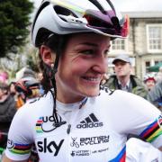 Lizzie Deignan admits the start of the Women's Tour de Yorkshire Race in her home-town of Otley last year was an emotional occasion  Picture by SWpix.com