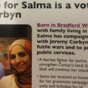 Salma Yaqoob's campaign leaflet