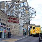 The A&E department at Bradford Royal Infirmary