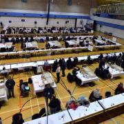 The 2015 General Election count at Odsal